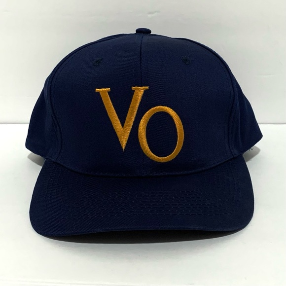 VINTAGE NWOT Adult Size Seagram’s VO Dark Blue y2k 90s Whiskey Snapback Hat - Picture 2 of 10